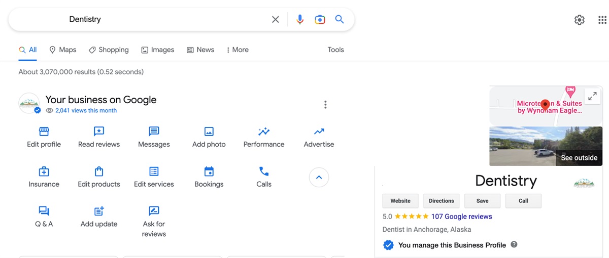 Navigating the New Google Business Profile Dashboard