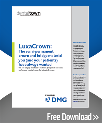 LuxaCrown: The semi-permanent crown and bridge material you (and your patients) have always wanted
